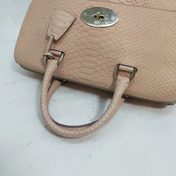 NO TARIFF Mulberry Hand Bag Pink Leather 1068019 - Picture 4 of 9